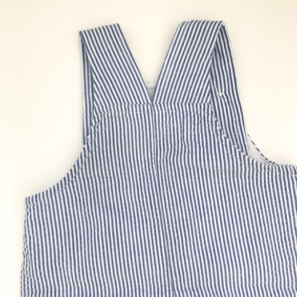 NWOT Florence Eisemen Seersucker Shortalls - Picture 7 of 8